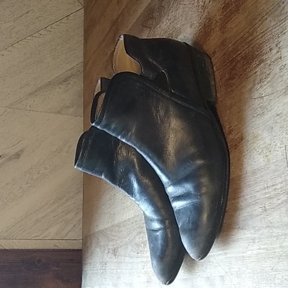 Geox black leather ankle boots - Picture 1 of 6